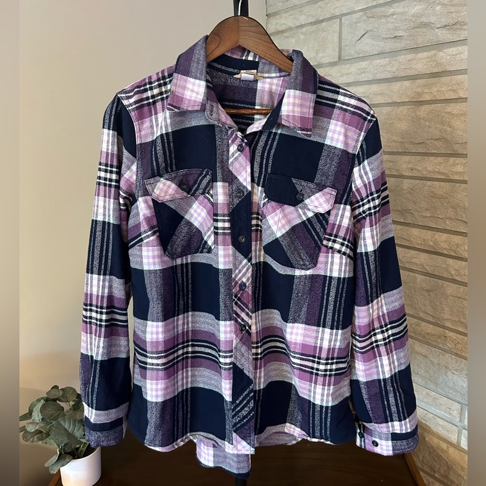 Duluth Trading Women’s Flannel Button-Up